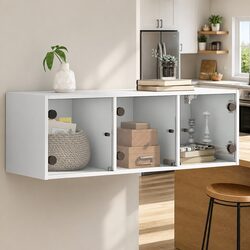 Your Perfect Wall Cabinet with Glass Doors and Stylish Design