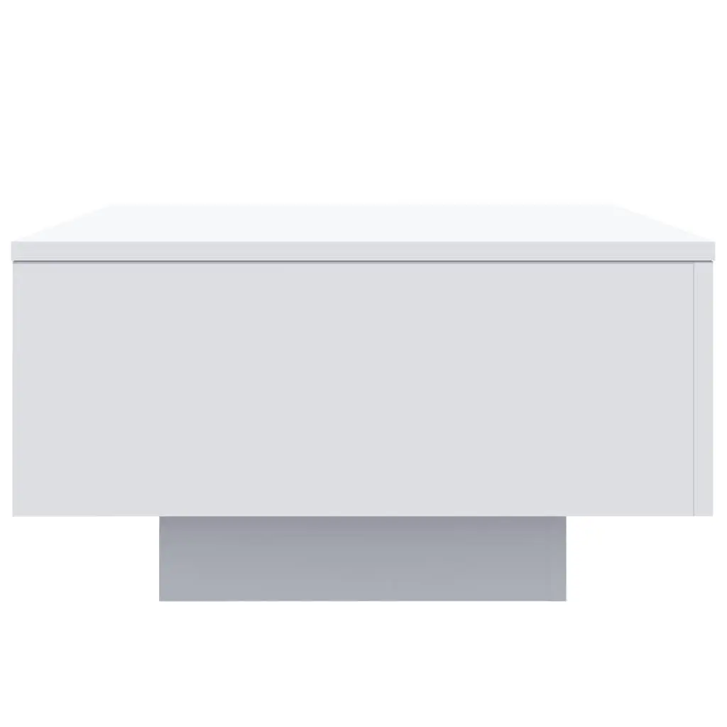 Coffee Table Modern White 55 x 55 x 31 cm Living Room Accent Side Tea Table