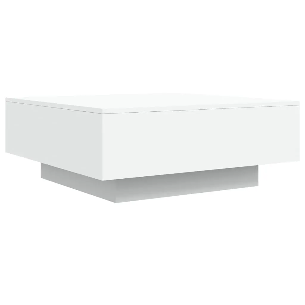 Coffee Table Modern White 80x80x31cm