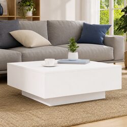 Friendly Coffee Table with Customizable RGB Lighting