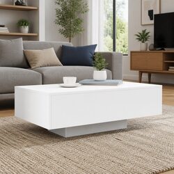 Discover a Friendly Modern Coffee Table with LED Lights