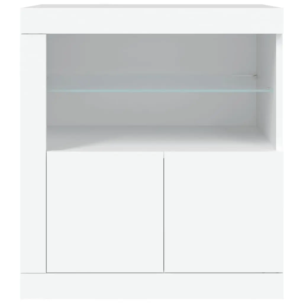 White Sideboard with LED Lights