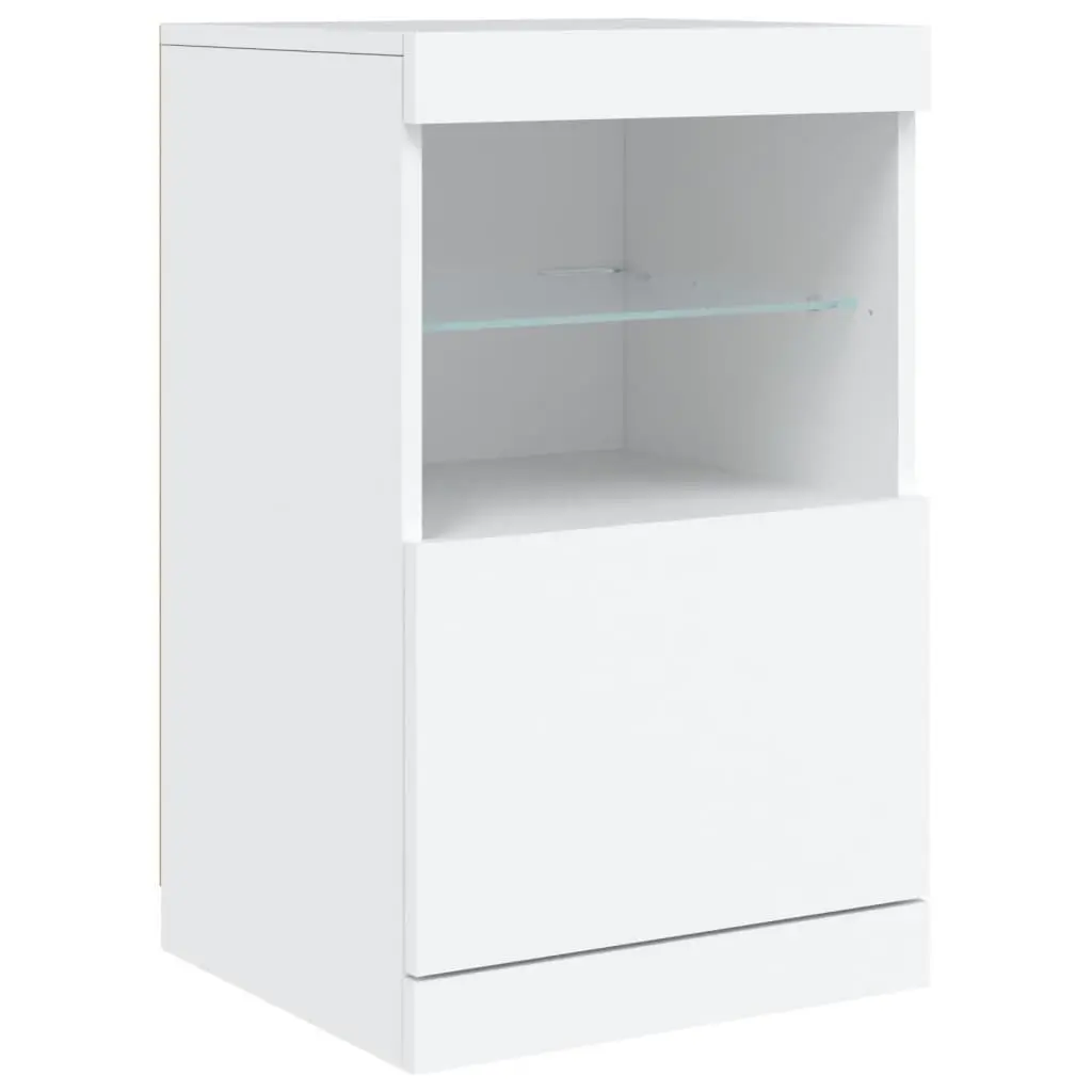 White Sideboard with LED Lights