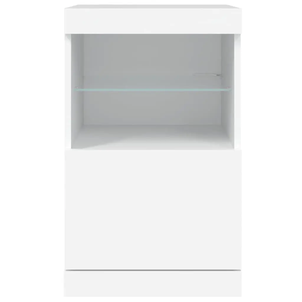 White Sideboard with LED Lights