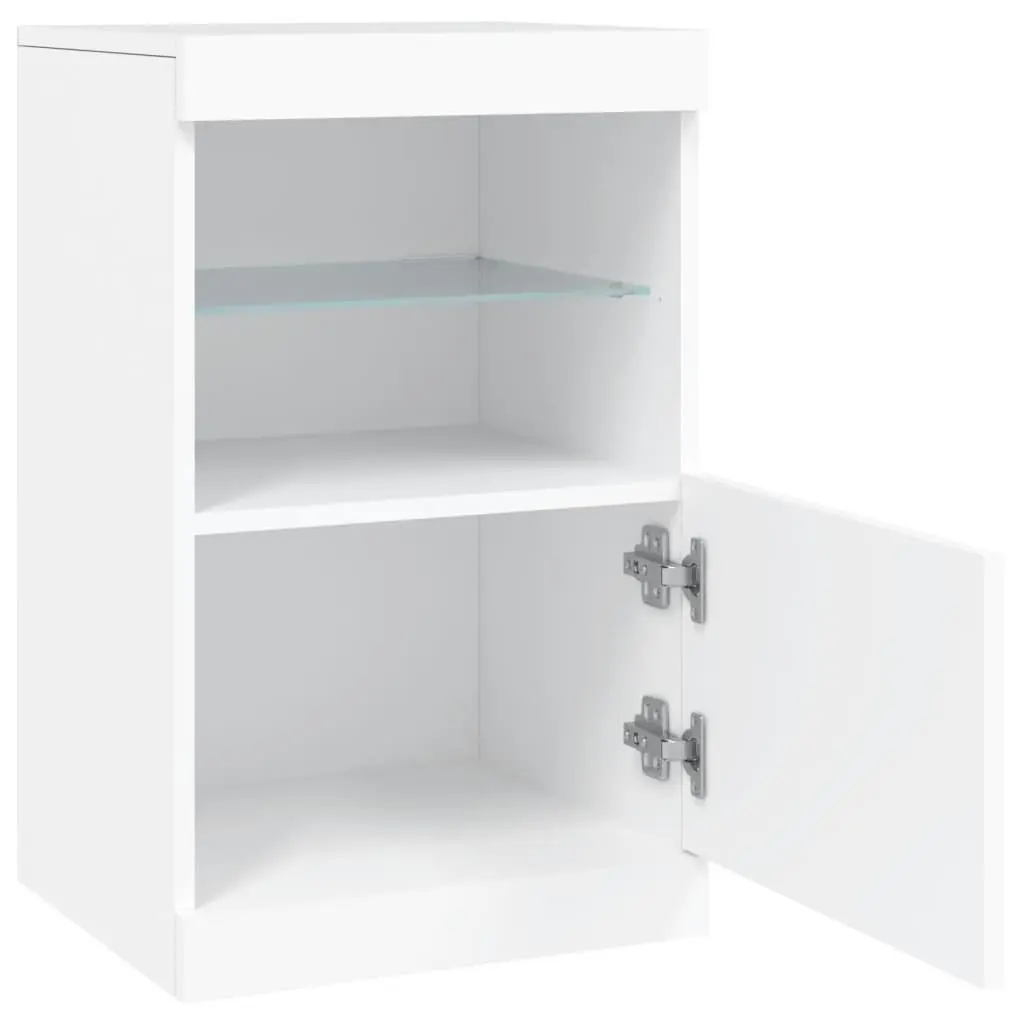 White Sideboard with LED Lights