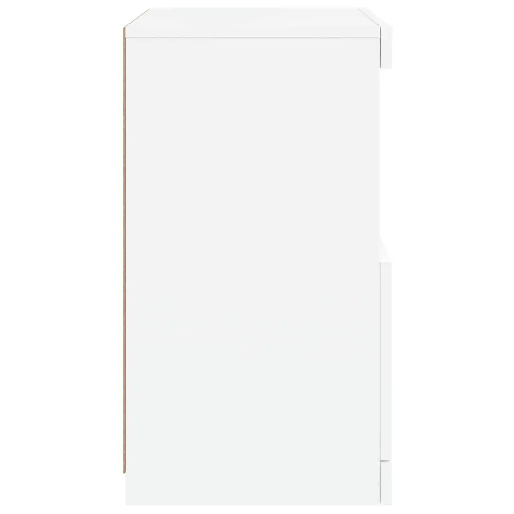 White Sideboard with LED Lights