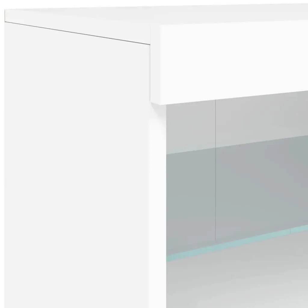 White Sideboard with LED Lights