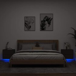 Friendly Floating Bedside Cabinets with Customisable RGB Lighting