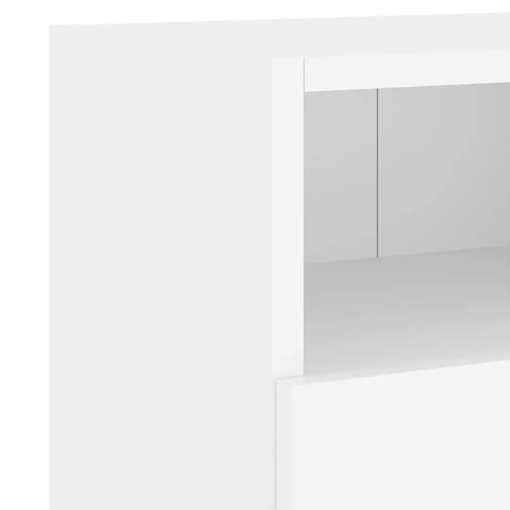 TV Wall Cabinet Floating Storage Unit White 60x30x30cm