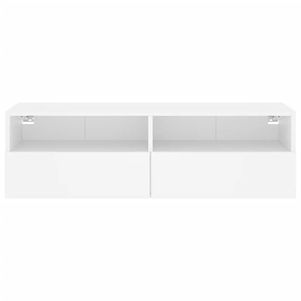 TV Wall Cabinet White Floating Media Unit 100 x 30 x 30 cm