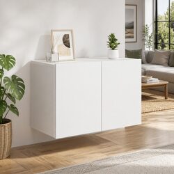 Your New White Wall-mounted TV Cabinet 60x30x41cm