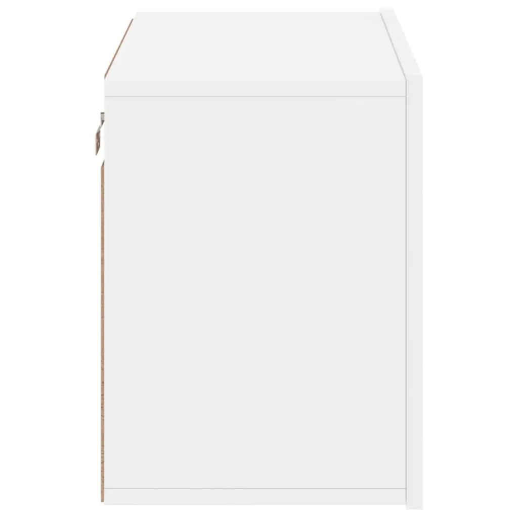 TV Cabinet Wall-mounted White Storage Unit 60x30x41cm