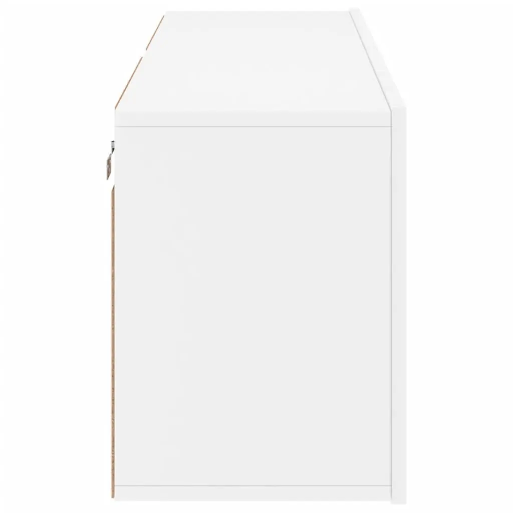 Wall-mounted TV Cabinets White Media Storage Units 2 pcs 60 x 30 x 41 cm