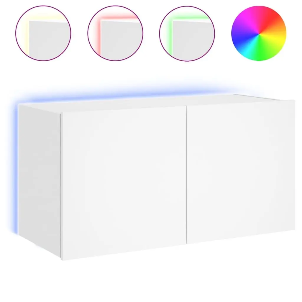 White TV Wall Cabinet
