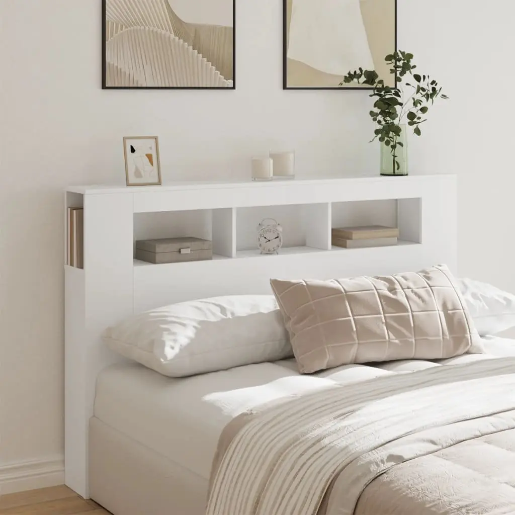 LED Headboard 160cm in White