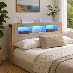 Your Cozy LED Headboard with RGB Lighting and Style
