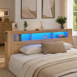 Friendly LED Headboard with RGB Lighting for Your Space