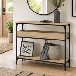 You're Going to Love This Console Table with Shelf