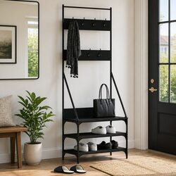 Your New Clothes Rack with Shoe Storage Solution