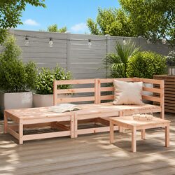 Comfortable 2-Seater Outdoor Garden Sofa with Versatile Footstool