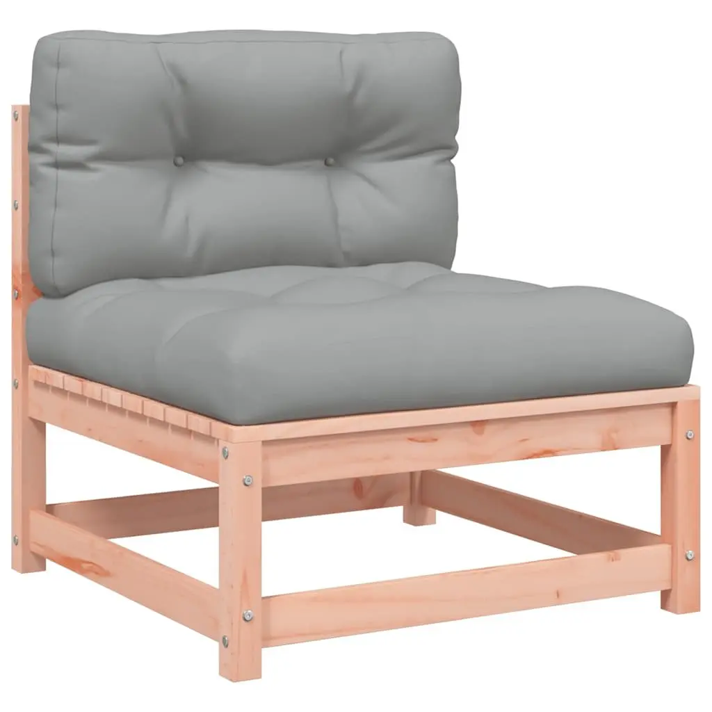Outdoor Sectional Sofa Unit Armless 2pcs with Cushions Garden Patio Seating