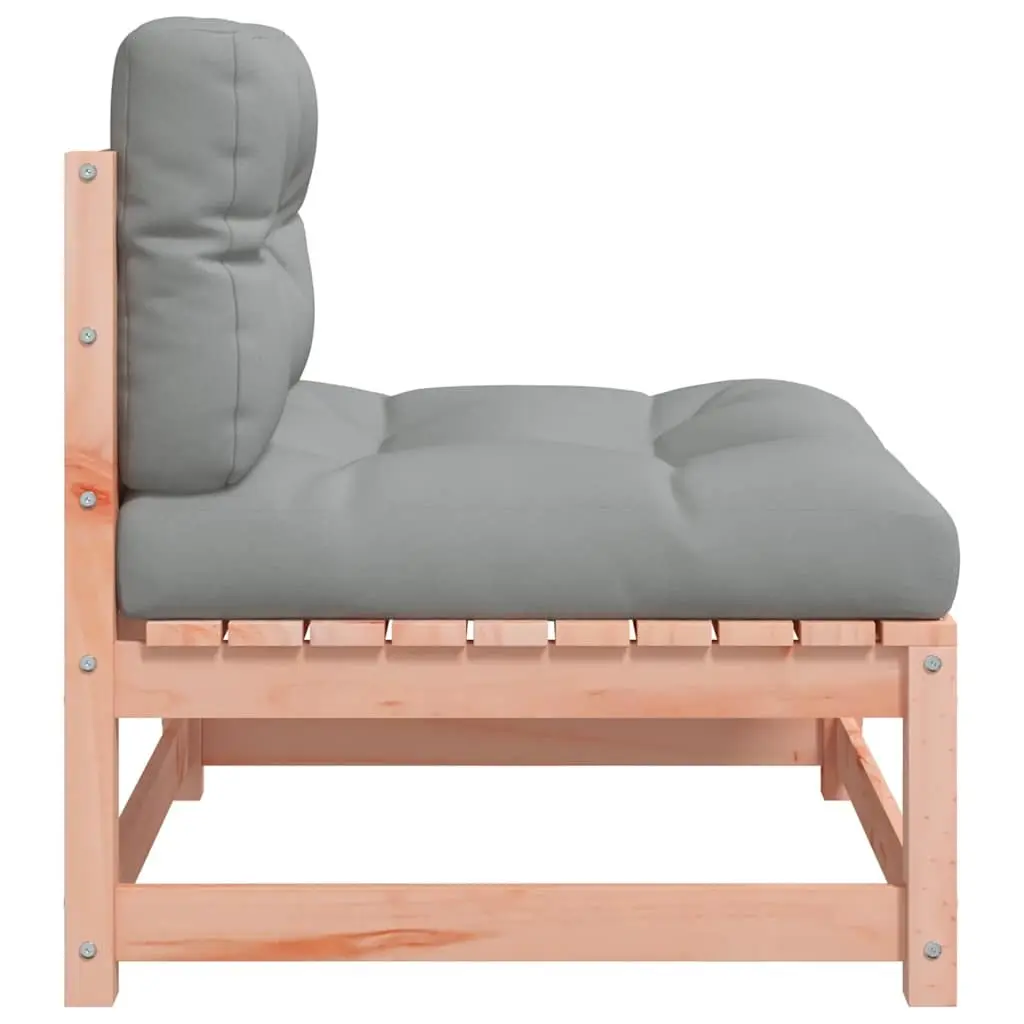 Outdoor Sectional Sofa Unit Armless 2pcs with Cushions Garden Patio Seating
