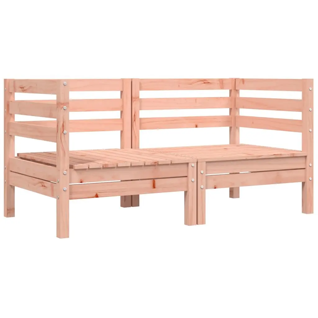 Outdoor Sectional Sofa Corner Unit Solid Wood 2 Pieces