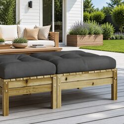 Friendly Outdoor Wooden Ottoman for Your Comfort Needs