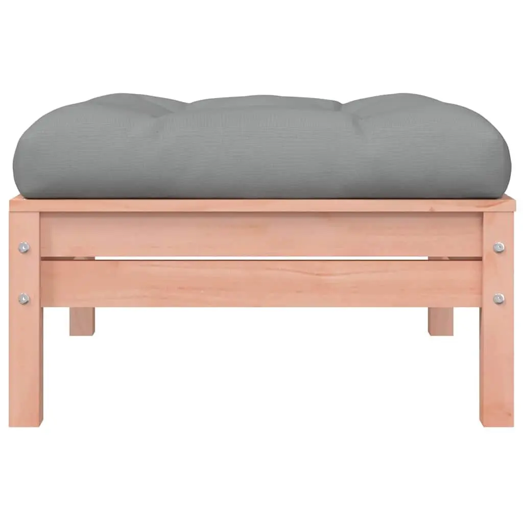 3-Seater Outdoor Sofa with Footstool