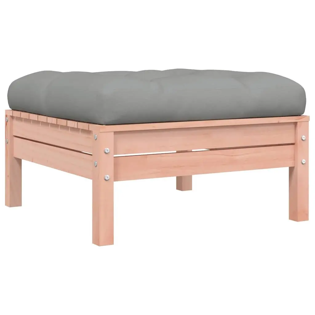 3-Seater Outdoor Sofa with Footstool