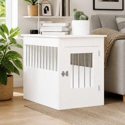 Friendly Dog Crate Furniture with End Table Features