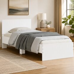 Your New White Bed Frame with RGB LED Lights Awaits