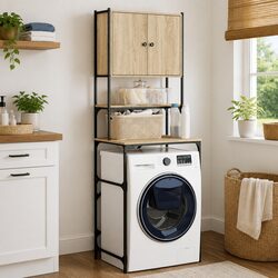 Organise Your Space with the Sonoma Oak Washing Machine Cabinet