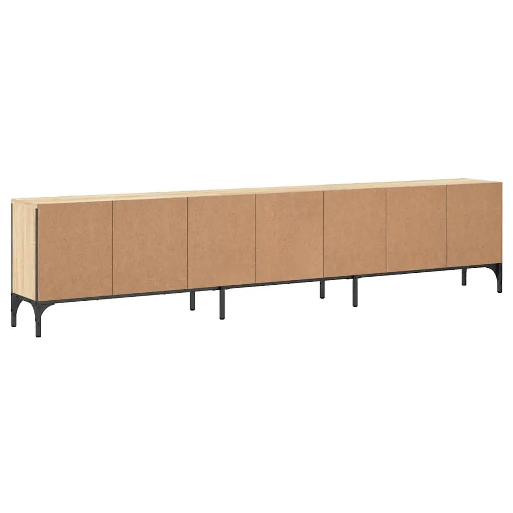 Brown TV Cabinet with Drawer for Media Storage