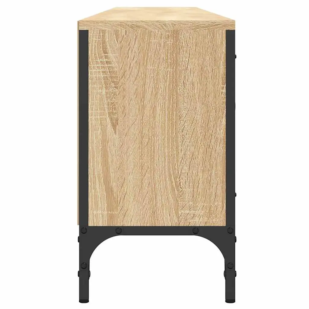 Brown TV Cabinet with Drawer for Media Storage