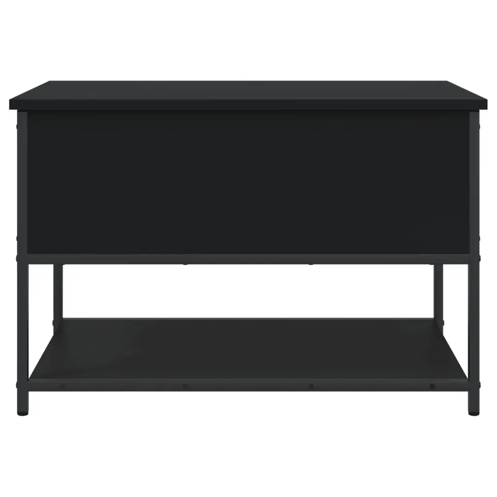 Black Storage Bench 70x42.5x47cm