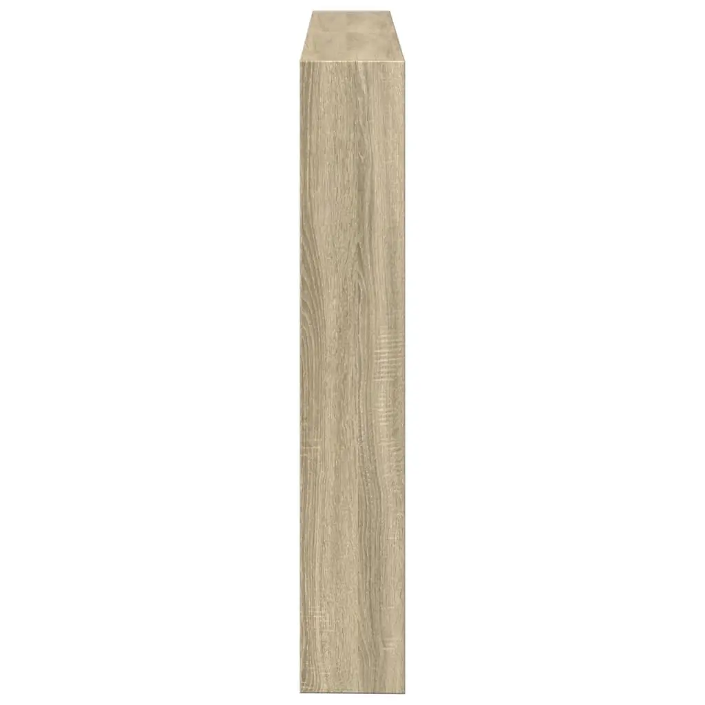 Headboard Cabinet with RGB LED Lights Sonoma Oak 140cm