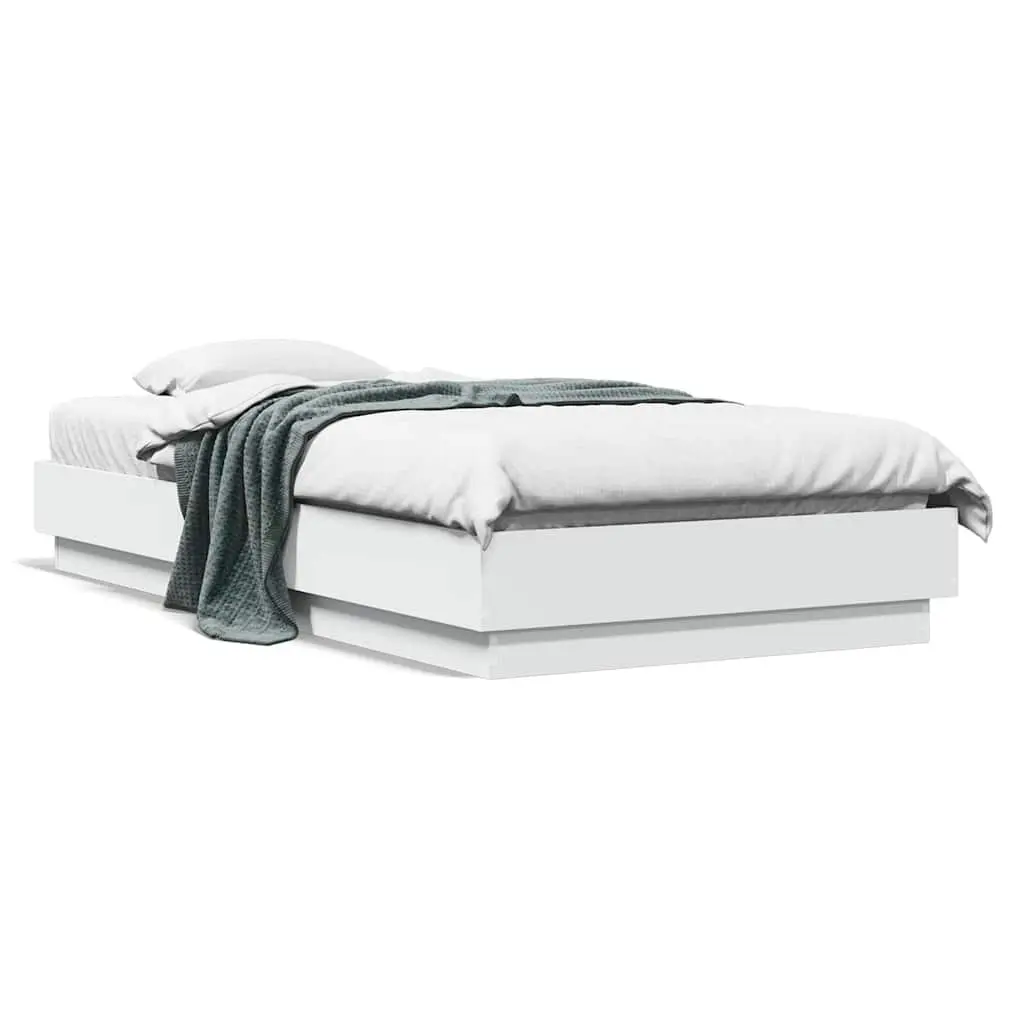 White Bed Frame 90x190 cm