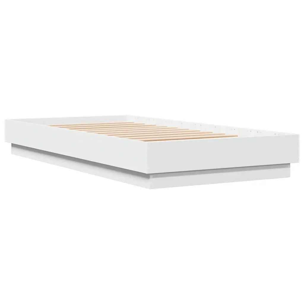 White Bed Frame 90x190 cm