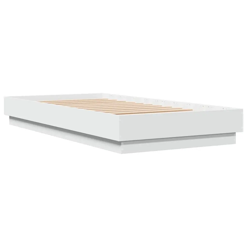White Bed Frame 90x190 cm
