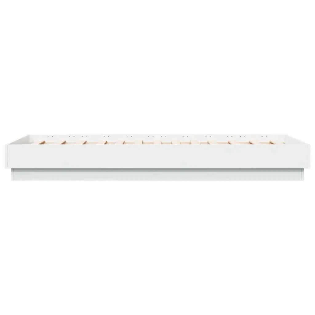 White Bed Frame 90x190 cm