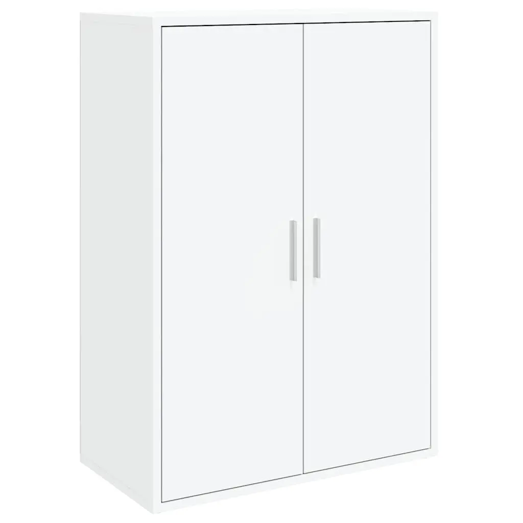Sideboard White Engineered Wood 60x31x84 cm Storage Cabinet