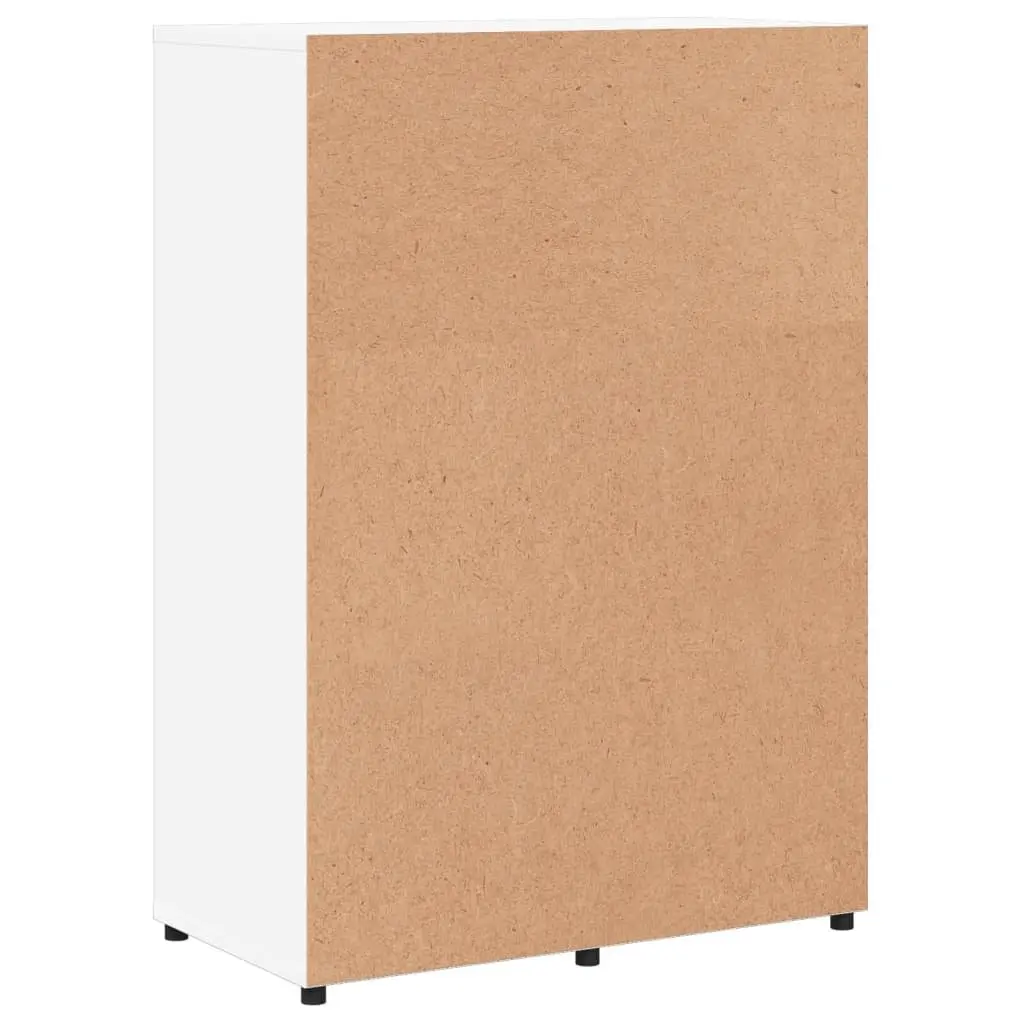 Sideboard White Engineered Wood 60x31x84 cm Storage Cabinet