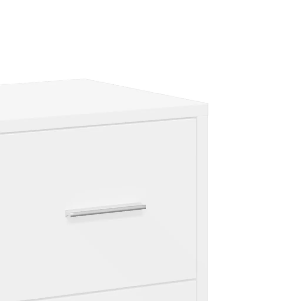Sideboard White Engineered Wood 60x31x84 cm Storage Cabinet