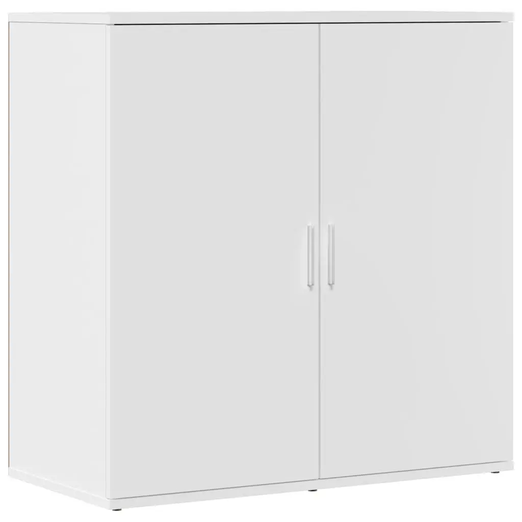 Sideboard White 79x38x80 cm Storage Cabinet Engineered Wood Furniture