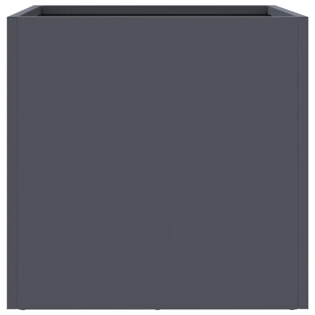 Steel Garden Planters Sturdy Frame Anthracite 32x30x29 cm