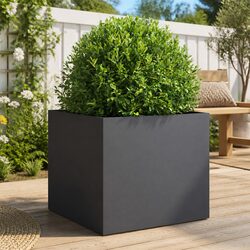 Your Friendly Anthracite Steel Planter for Outdoor Use