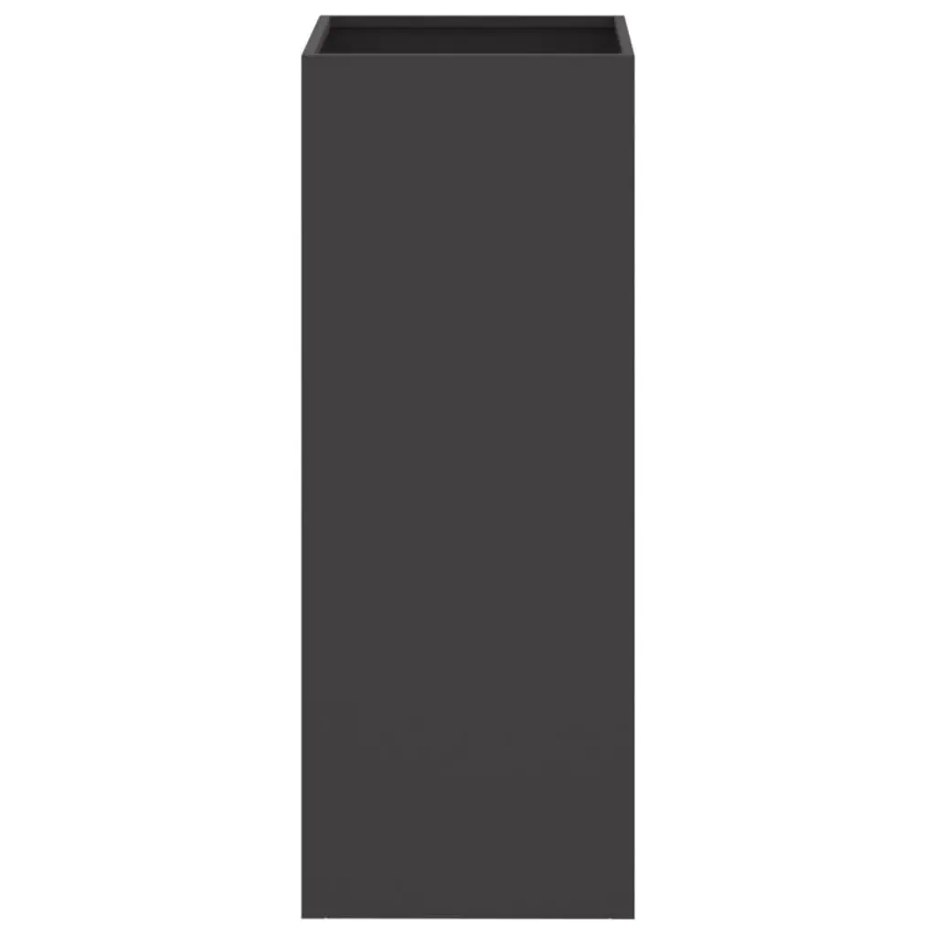 Black Steel Planter for Outdoor Decor