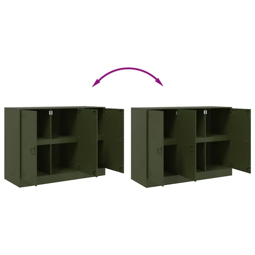 Olive Green Buffet Server for Home