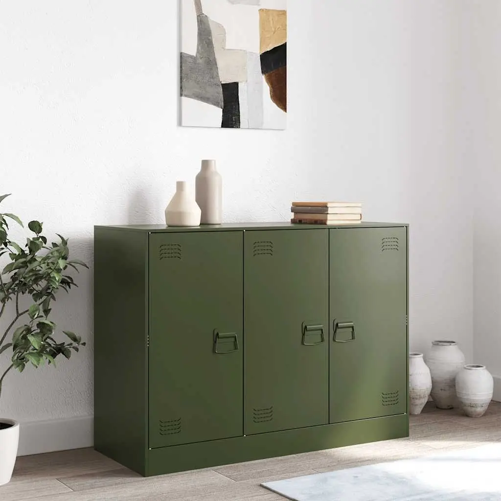 Olive Green Buffet Server for Home